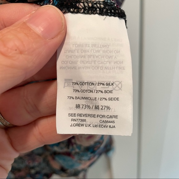 J. Crew liberty floral blouse, size S - Picture 4 of 4